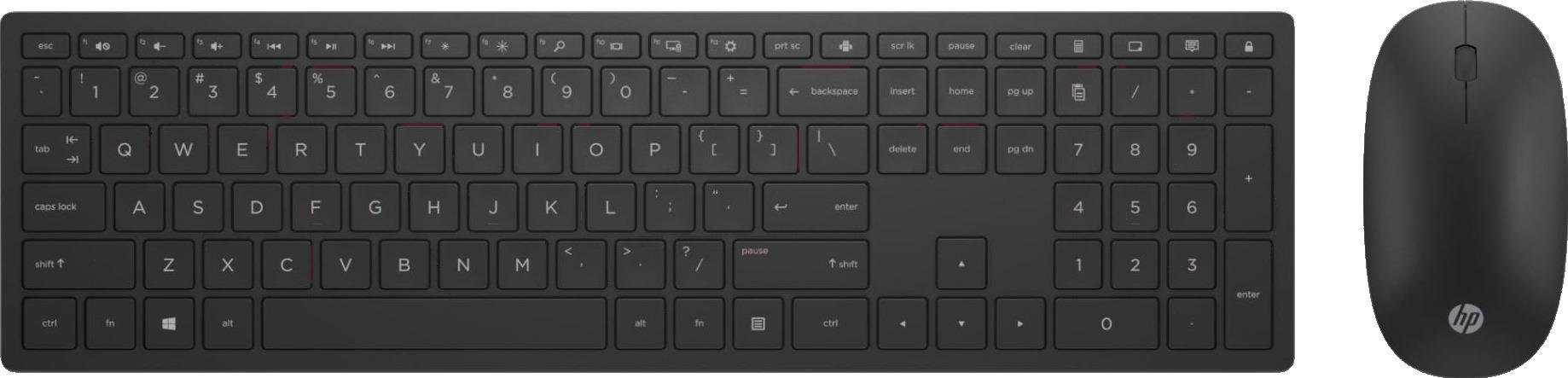

Набор периферии HP 4CE99AA, Клавиатура + мышь HP Pavilion 800 (черный)