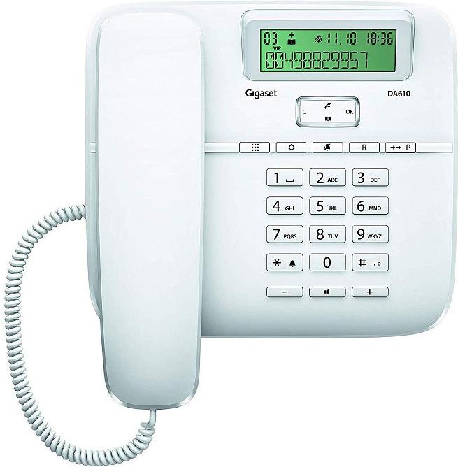 

Проводной телефон Gigaset DA610 белый [DA610 WHITE], DA610