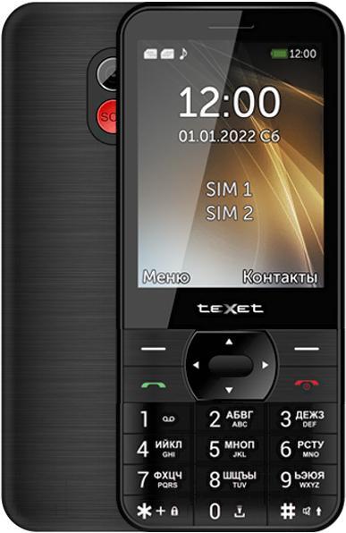 

Мобильный телефон TeXet TM-423 черный (24173)