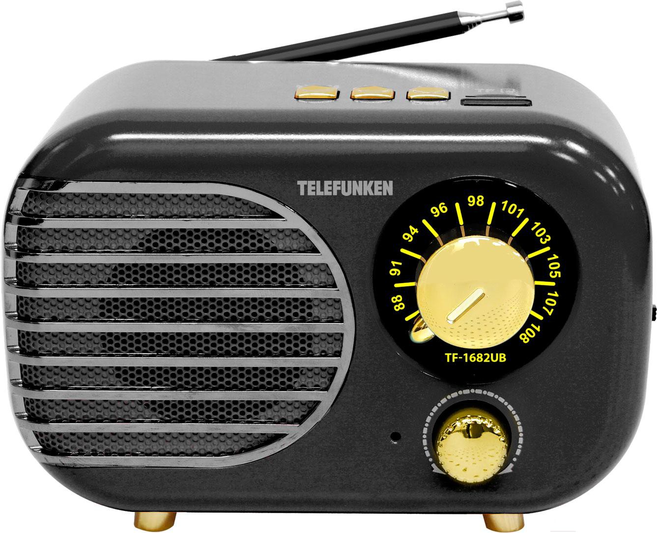 

Радиоприемник TELEFUNKEN TF-1682B оранжевый/золотистый, Радиоприемник Telefunken TF-1682B оранжевый/золотистый