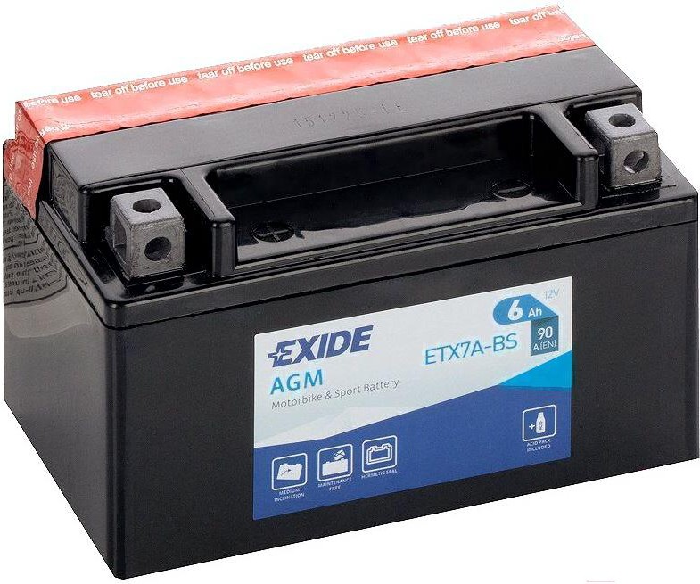 

Аккумулятор Exide ETX7A-BS 6 А/ч