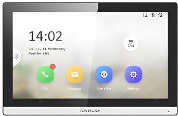 

Видеодомофон Hikvision DS-KH6350-WTE1 белый