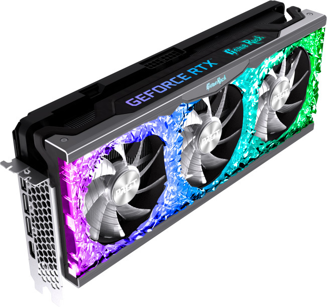 

Видеокарта Palit PCIE16 RTX3070 8GB LHR [NE63070019P2-1040G V1], Видеокарта Palit GeForce RTX 3070 GameRock V1 8GB GDDR6