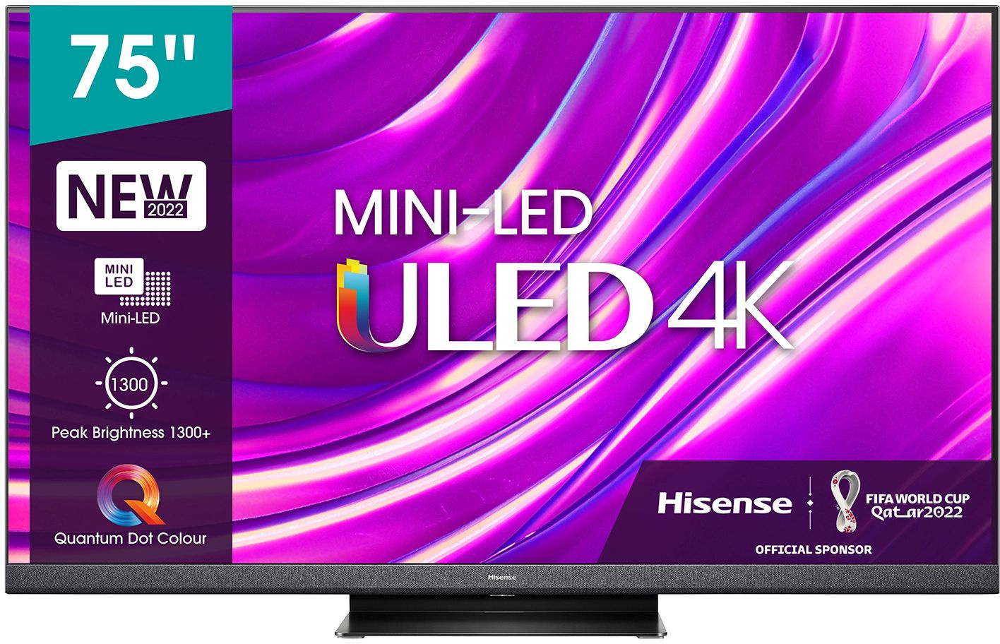 

Телевизор Hisense 75U8HQ черный