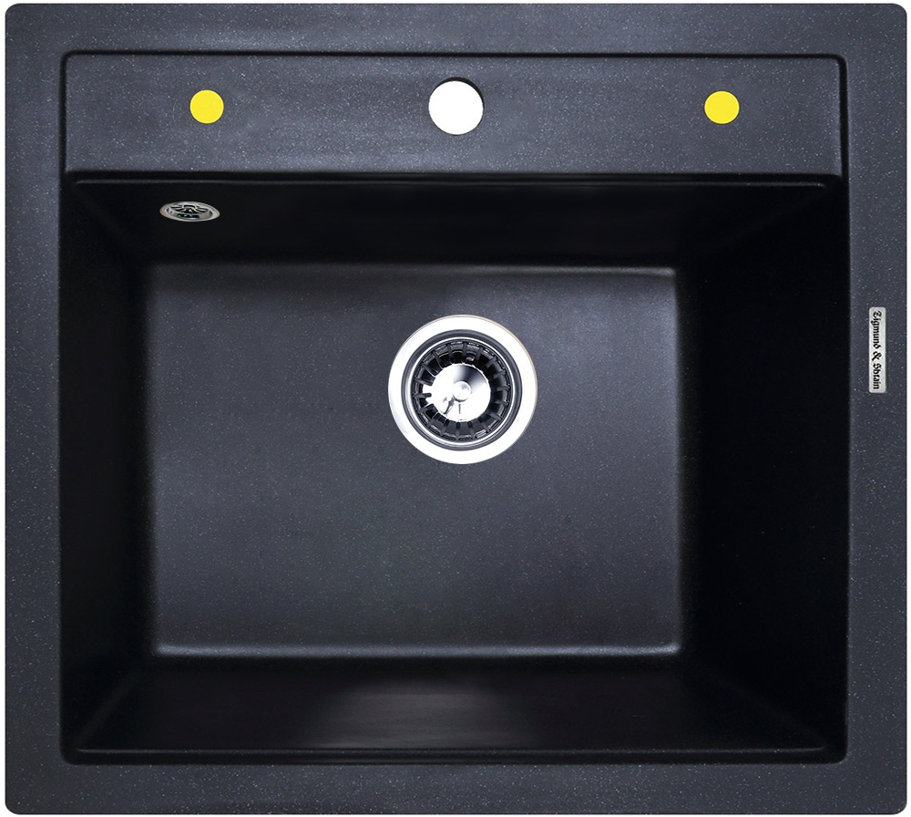 

Кухонная мойка Zigmund Shtain PLATZ 560 (темная скала), Кухонная мойка Zigmund Shtain PLATZ 560 Темная скала