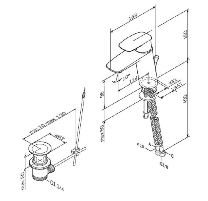 

Смеситель Am.Pm Spirit 2.1 [F71A82100], Spirit 2.1