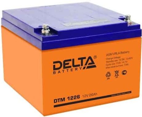 

Аккумулятор для ИБП Delta DTM 1226