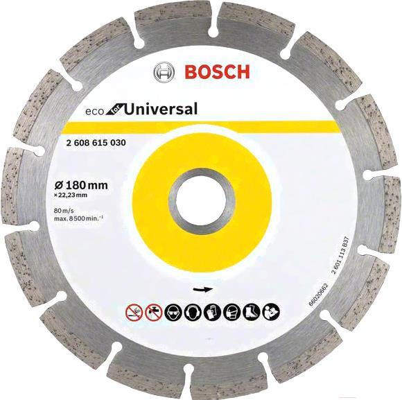 

Алмазный диск Bosch Eko Universal D180 10 шт [2.608.615.043], Алмазный диск Bosch Eko Universal D180 10 шт 2.608.615.043