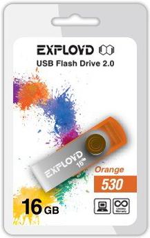 

Usb flash Exployd 530 16Gb оранжевый, 530 16Gb