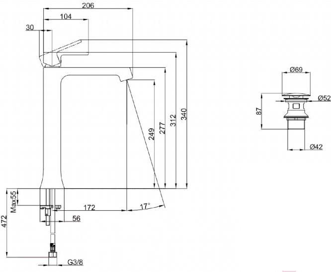 

Смеситель Villeroy Boch Classic [TVW10110511061], Смеситель Villeroy Boch Classic TVW10110511061