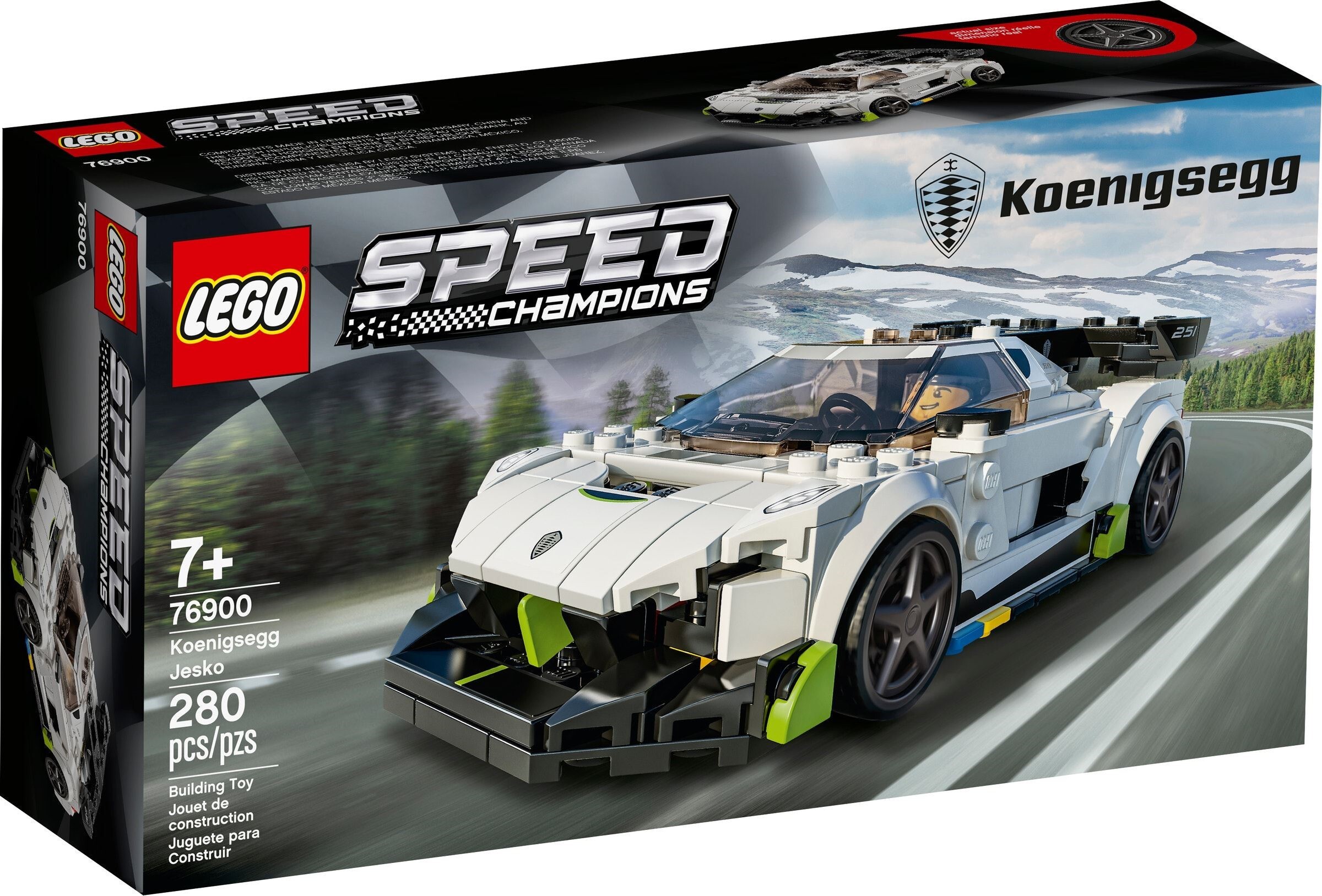 

Конструктор LEGO SPEED CHAMPIONS Спорткар Koenigsegg Jesko [76900], Конструктор LEGO SPEED CHAMPIONS Спорткар Koenigsegg Jesko 76900