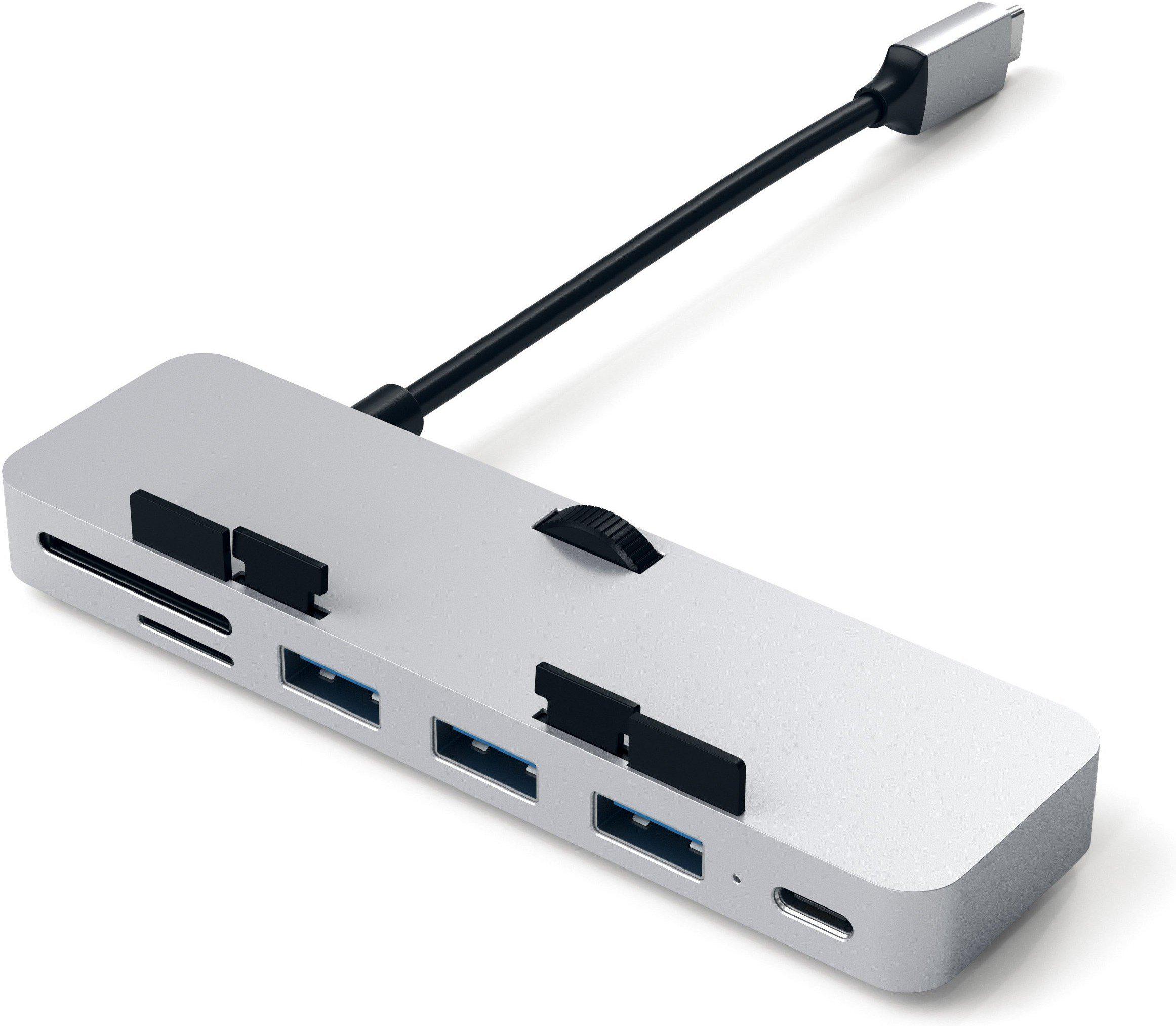 

USB-хаб Satechi Aluminum Type-C Clamp Hub Pro для new 2017 iMac и iMac Pro серебряный [ST-TCIMHS], Aluminum Type-C Clamp Hub Pro для new 2017 iMac и iMac Pro