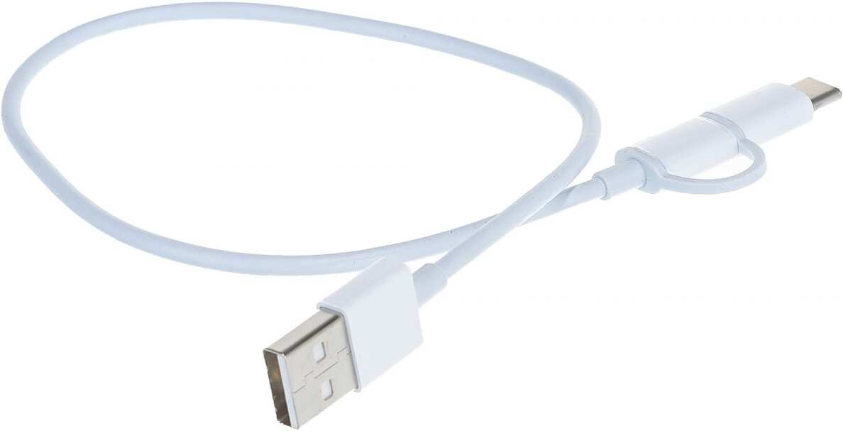 

Кабель Xiaomi USB Type-C / SJV4083TY (30см), Кабель двойной Xiaomi Mi 2-in-1 USB Cable Micro USB to Type C (30cm) SJV4083TY