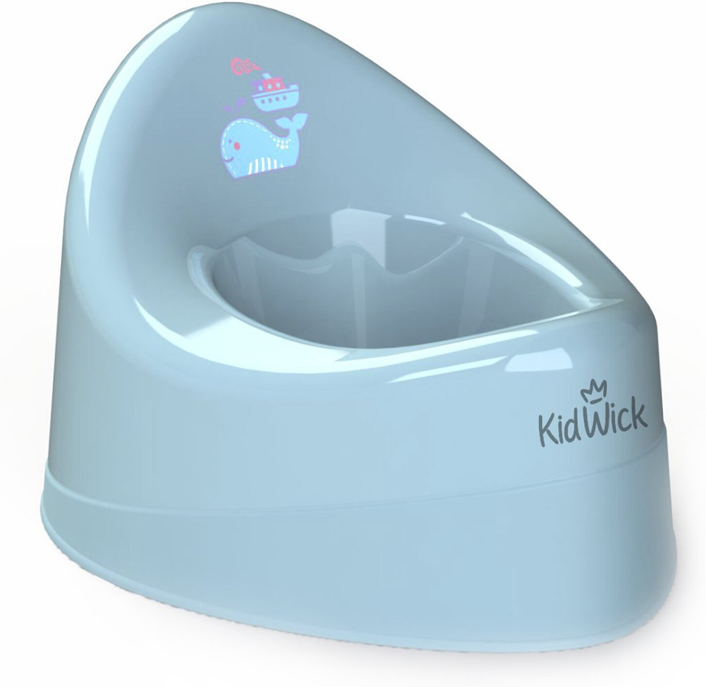 

Горшок детский Kidwick Ракушка голубой (KW030201)