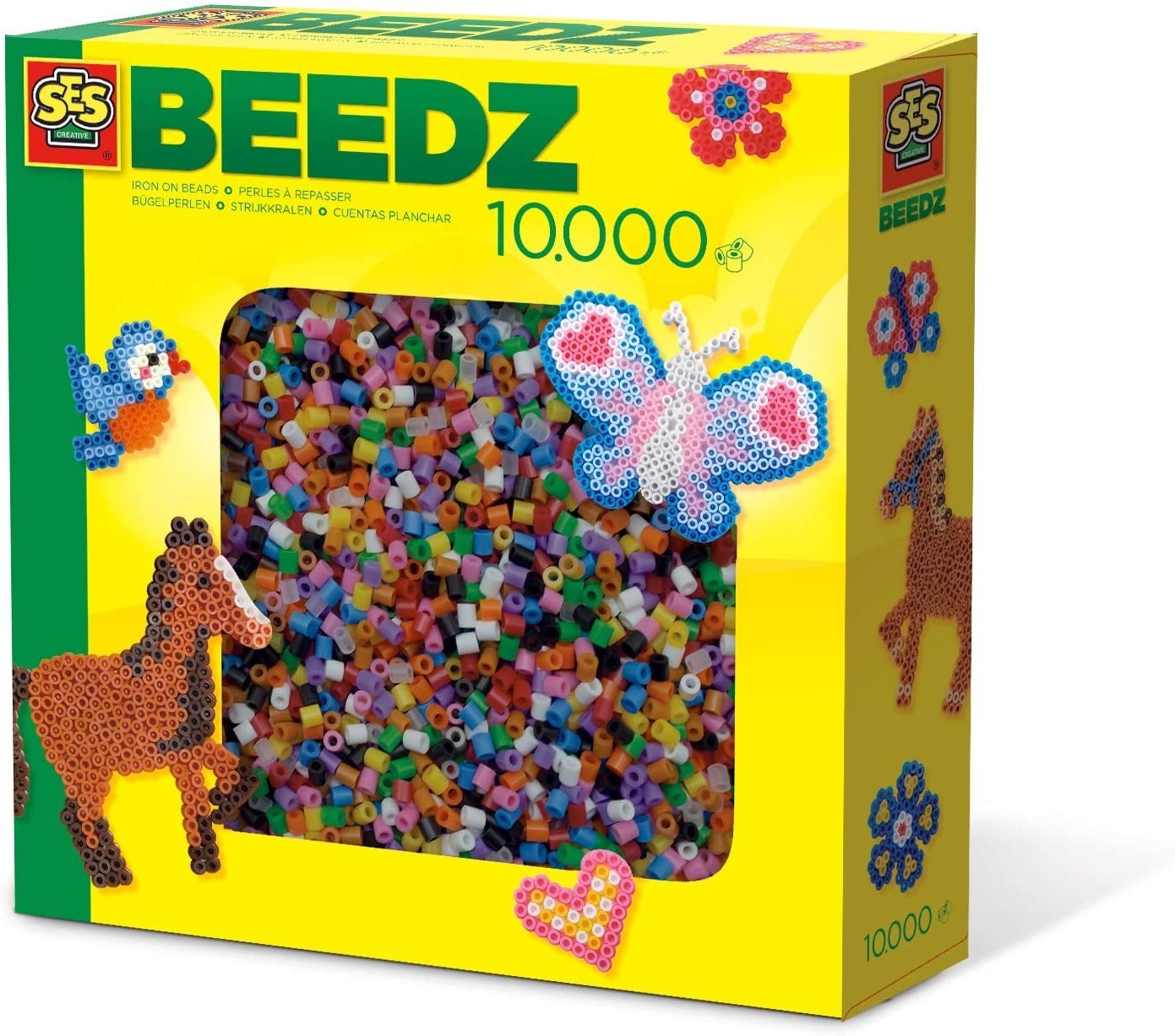 

Бусины из термомозаики SES Creative 10000 шт разноцветный микс (06301)