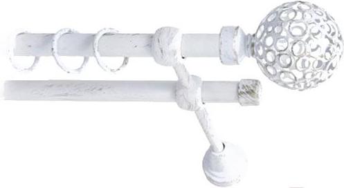 

Карниз Lm Decor Ажур 095 2р гладкий 2.4м белое золото, Ажур 095 2р гладкий 16мм 2.4м