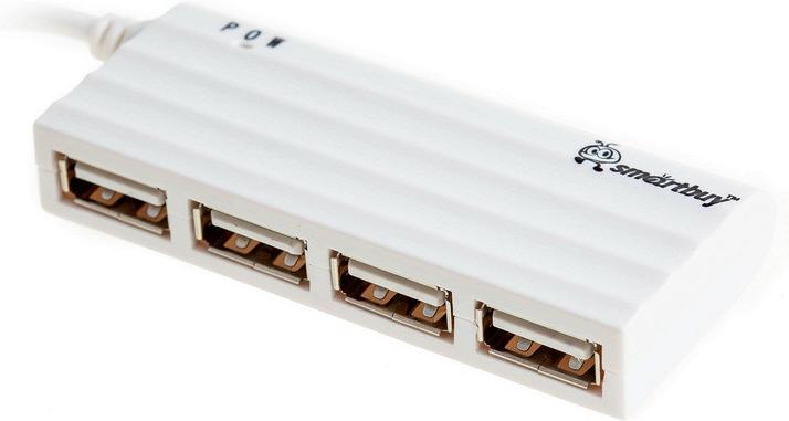 

USB-хаб SmartBuy SBHA-6810-W белый, SBHA-6810-W