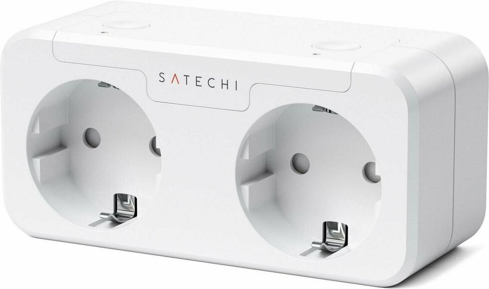 

Розетка Satechi Homekit Dual Smart Outlet [ST-HK2OAW-EU], Homekit Dual Smart Outlet