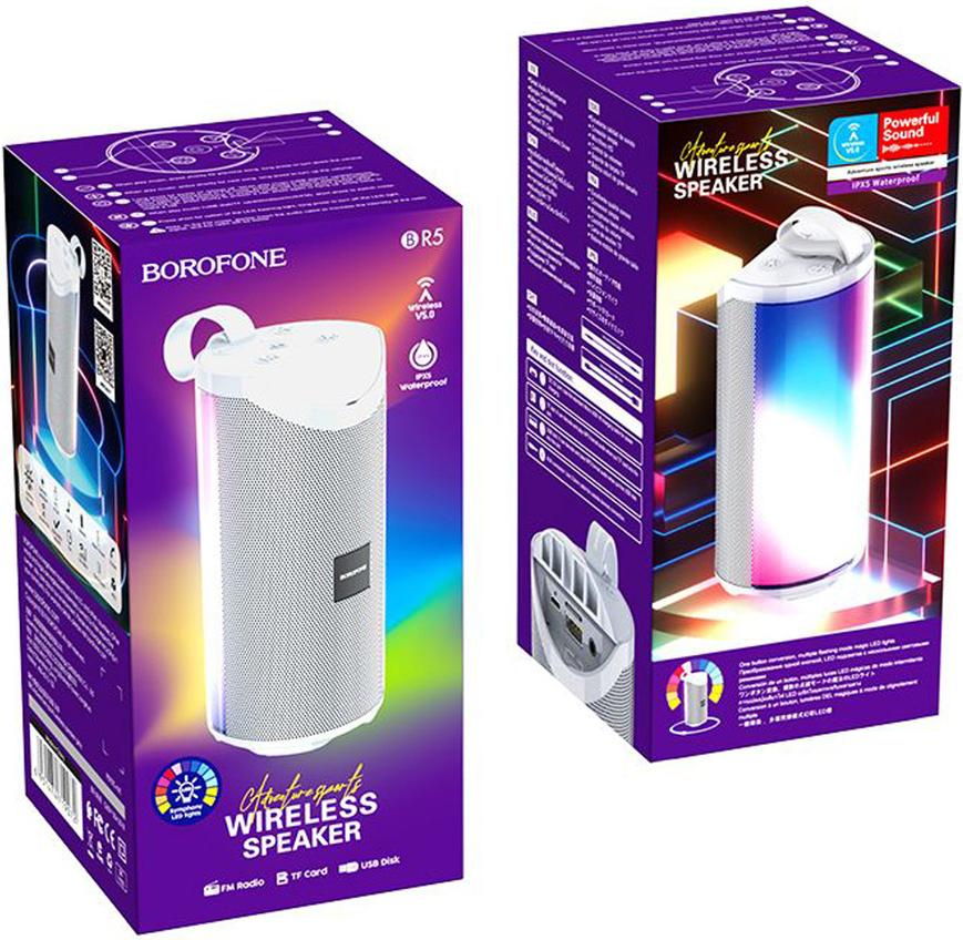 

Портативная акустика Borofone BR5 серый, BR5
