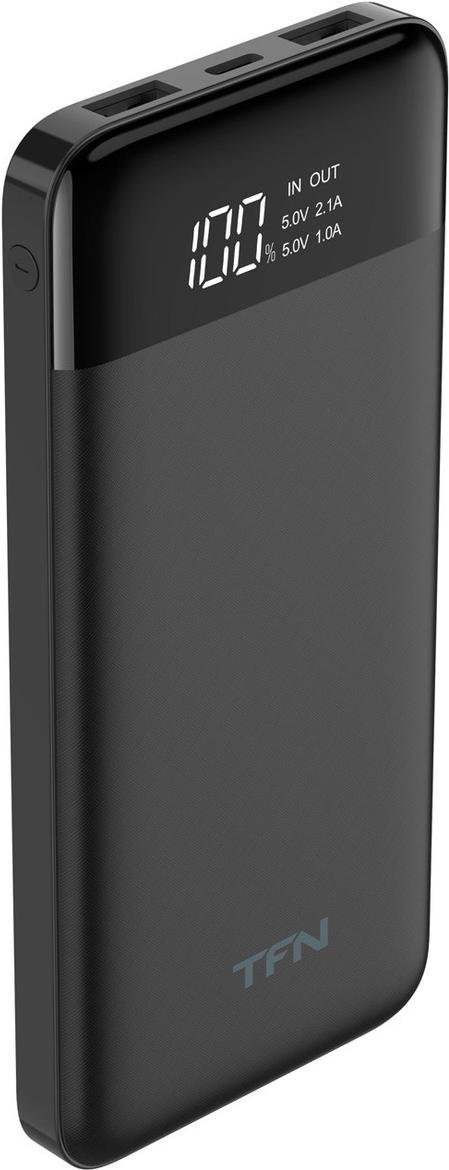 

Портативное зарядное устройство TFN Slim Duo LCD 10 000 черный [TFN-PB-217-BK], Slim Duo LCD 10 000
