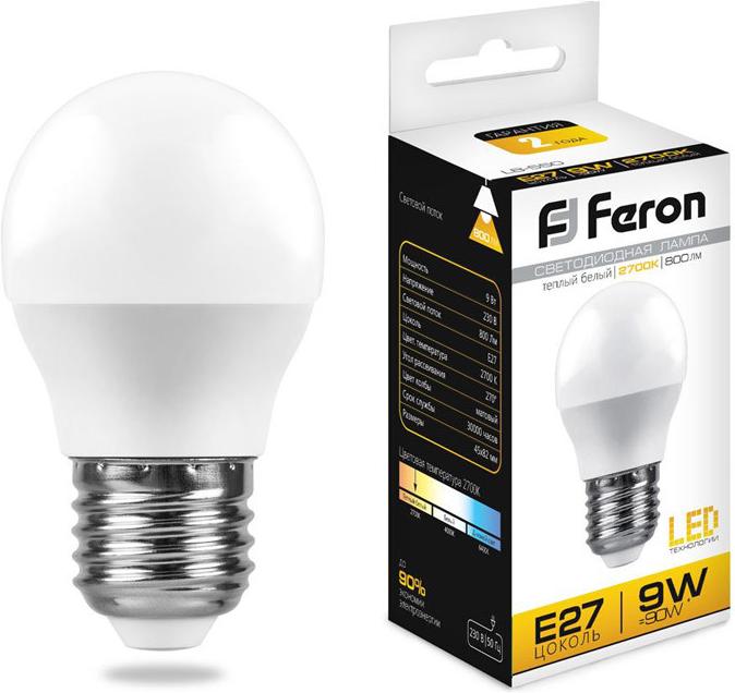 

Лампочка Feron 230V E27 2700K LB-550 [25804], 230V E27 2700K LB-550