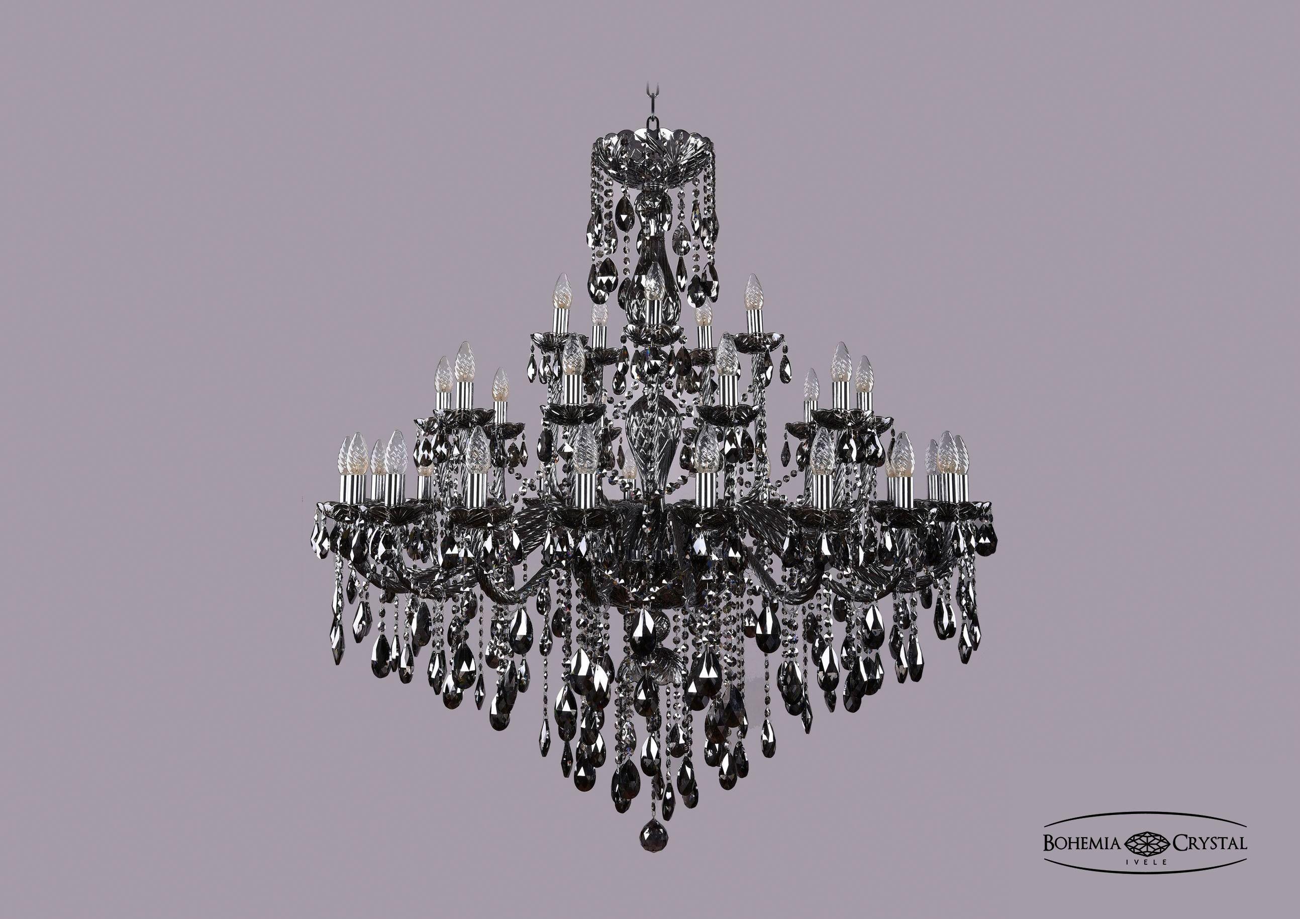 

Подвесная люстра Bohemia Ivele Crystal 1415/20+10+5/400/Ni/M781