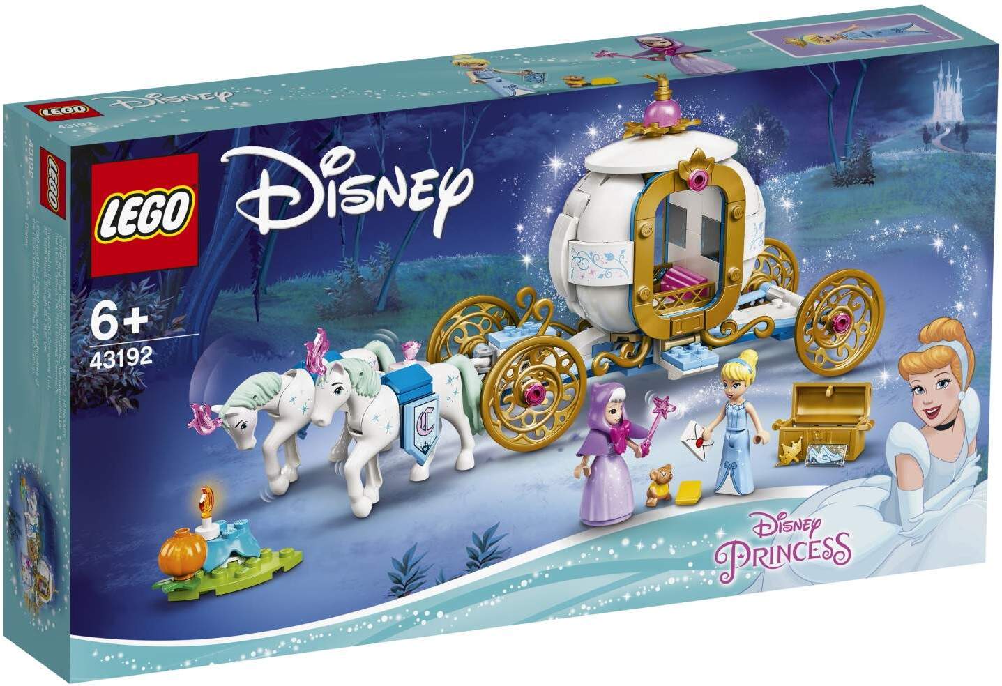 

Конструктор LEGO Princess Королевская карета Золушки [43192], Конструктор LEGO Princess Королевская карета Золушки 43192