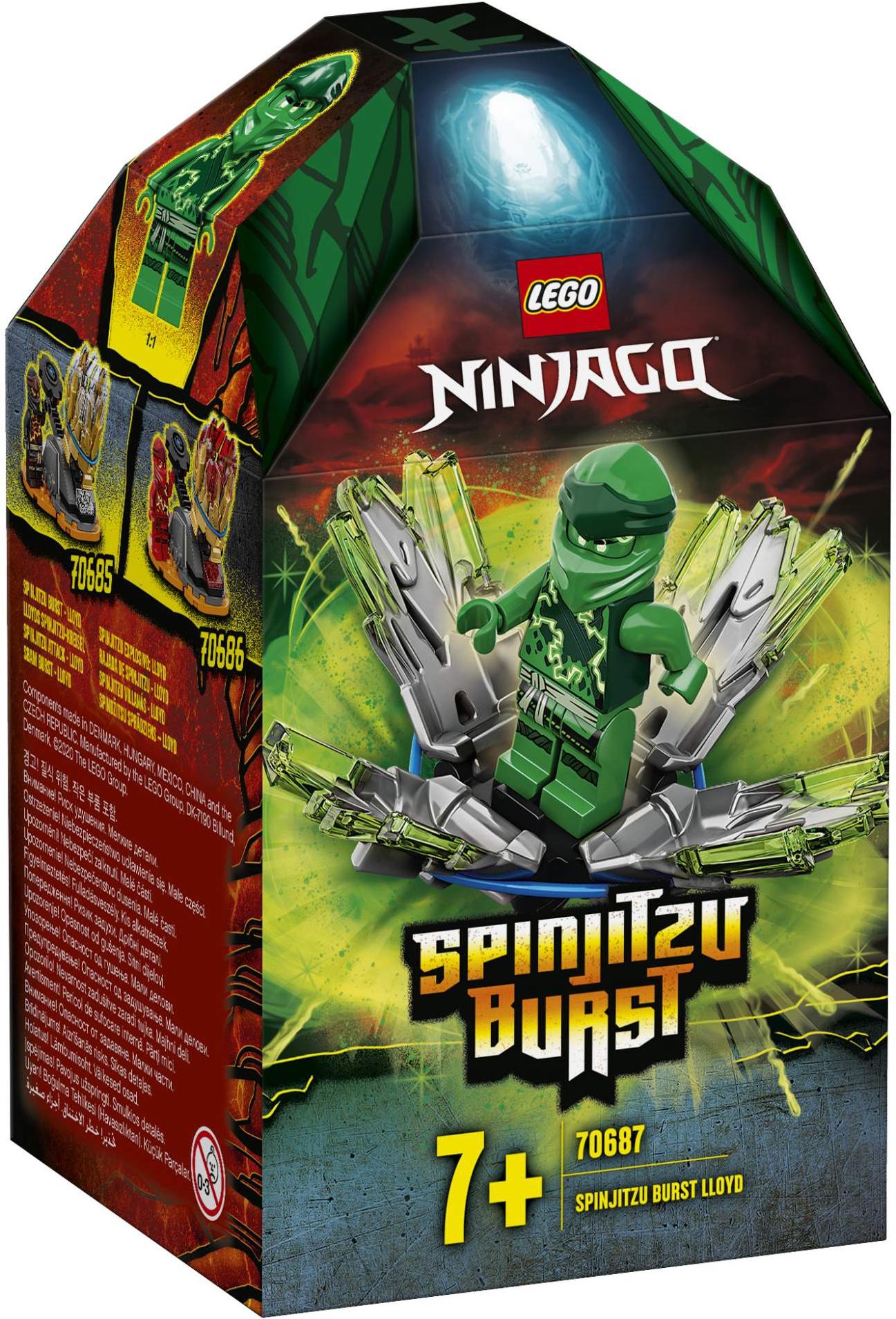 

Конструктор LEGO NINJAGO Шквал Кружитцу — Ллойд [70687], NINJAGO Шквал Кружитцу — Ллойд
