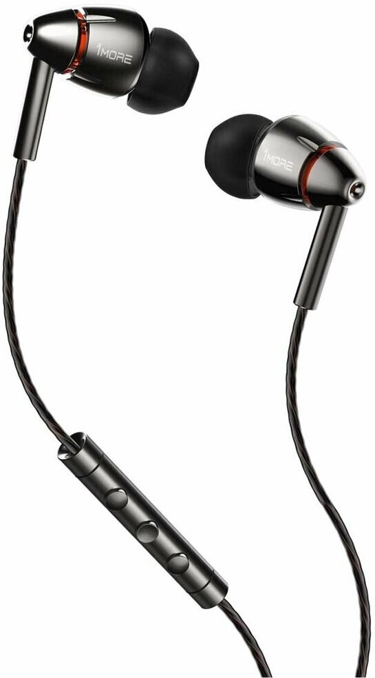 

Наушники 1More Quad Driver In-Ear серый [E1010], Наушники 1More Quad Driver E1010 серый