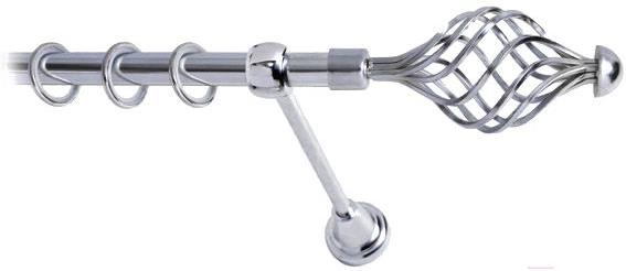

Карниз Lm Decor Вираж 098 1р гладкий 1.8м хром, Вираж 098 1р гладкий 16мм 1.8м