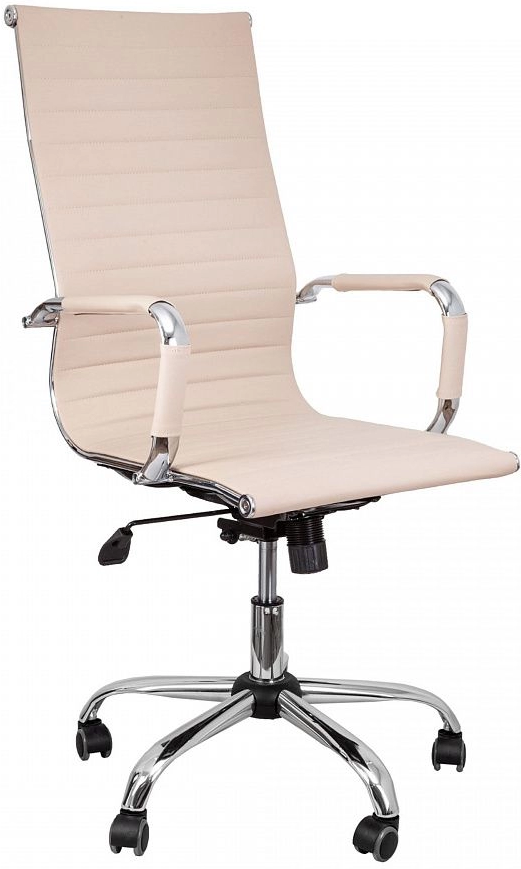 

Офисное кресло AksHome Elegance Eco New кремовый, Офисное кресло Седия Elegance Eco New кремовый