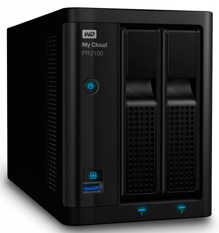 

Сетевой накопитель WD My Cloud Pro PR2100 4TB [WDBVND0040JBK], My Cloud Pro PR2100 4TB
