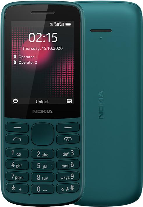 

Мобильный телефон Nokia 215 DS TA-1272 Cyan [16QENE01A01], 215 DS TA-1272
