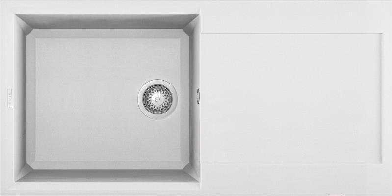 

Кухонная мойка Elleci Easy 480 G68 Bianco Titano [LGY48068], Кухонная мойка Elleci Easy 480 Bianco 68