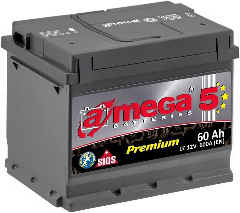 

Автомобильный аккумулятор A-mega Premium 60 R [AP 60.0], Premium 60 R