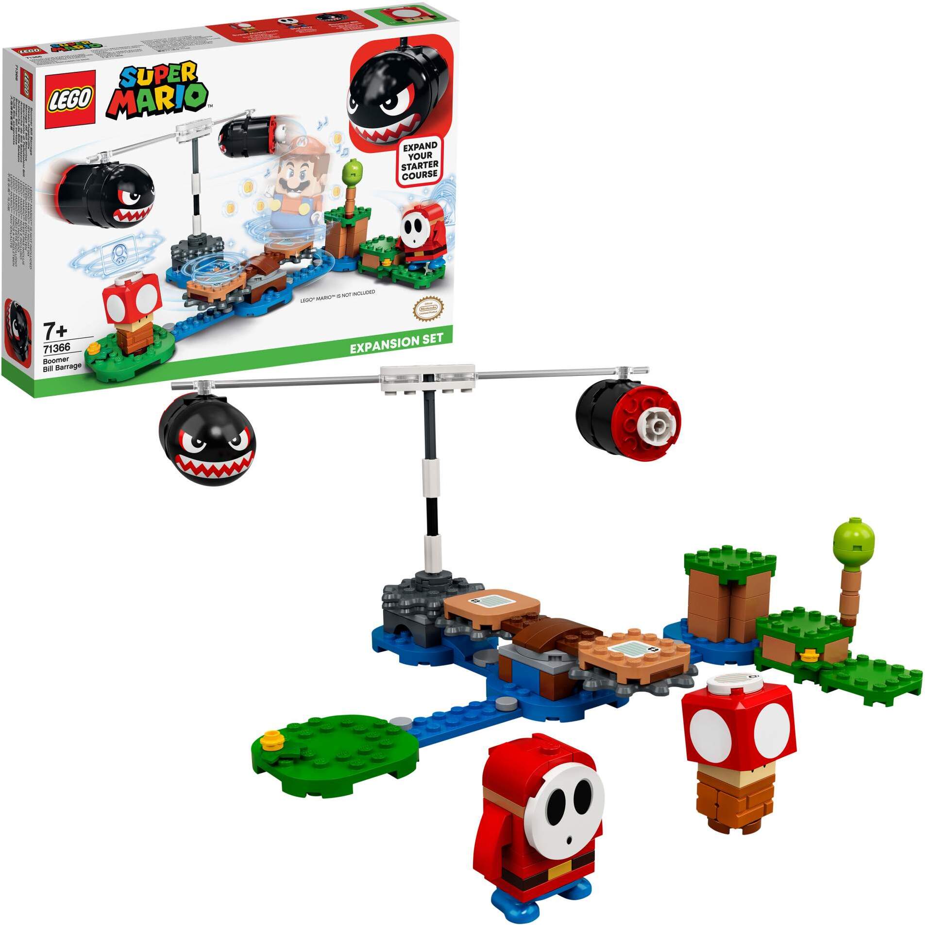 

Конструктор LEGO SUPER MARIO Огневой налёт Билла-банзай [71366], Конструктор LEGO SUPER MARIO Огневой налёт Билла-банзай 71366