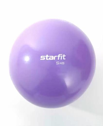 

Медицинбол Starfit GB-703 5 кг фиолетовый/пастель [GB-703 фиолетовый/пастель 5], Медицинбол Starfit GB-703 5 кг GB-703 5 фиолетовый/пастель