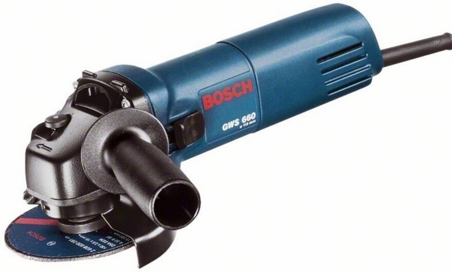 

Сетевая угловая шлифовальная машина Bosch GWS 660 060137508N, Угловая шлифмашина Bosch GWS 660 Professional 0.601.375.08N