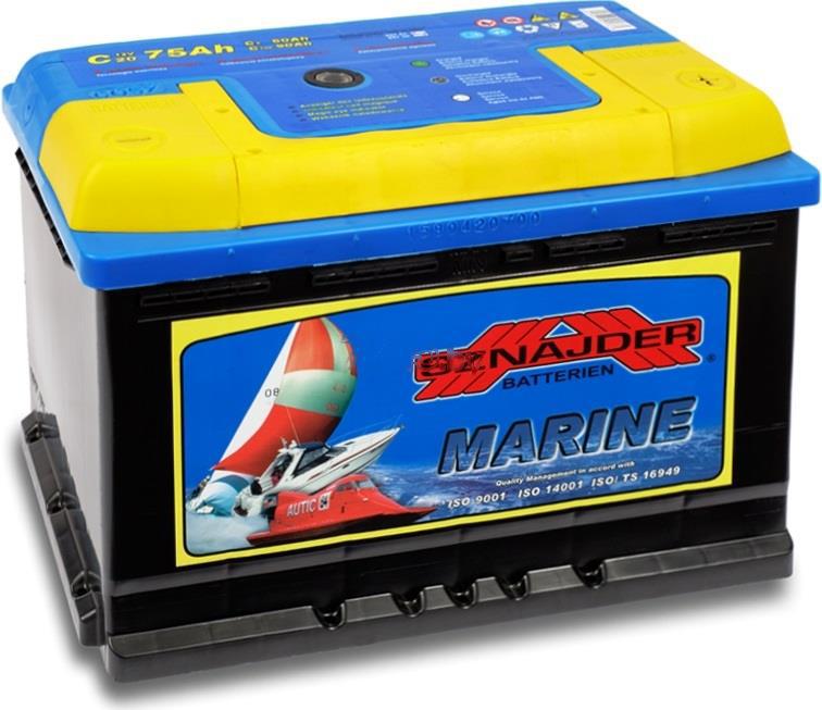

Автомобильный аккумулятор Sznajder Marine 75 R [857 50], Marine 75 R