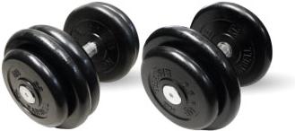 

Гантель цельная MB Barbell профи 41 кг [184], профи 41,0 кг