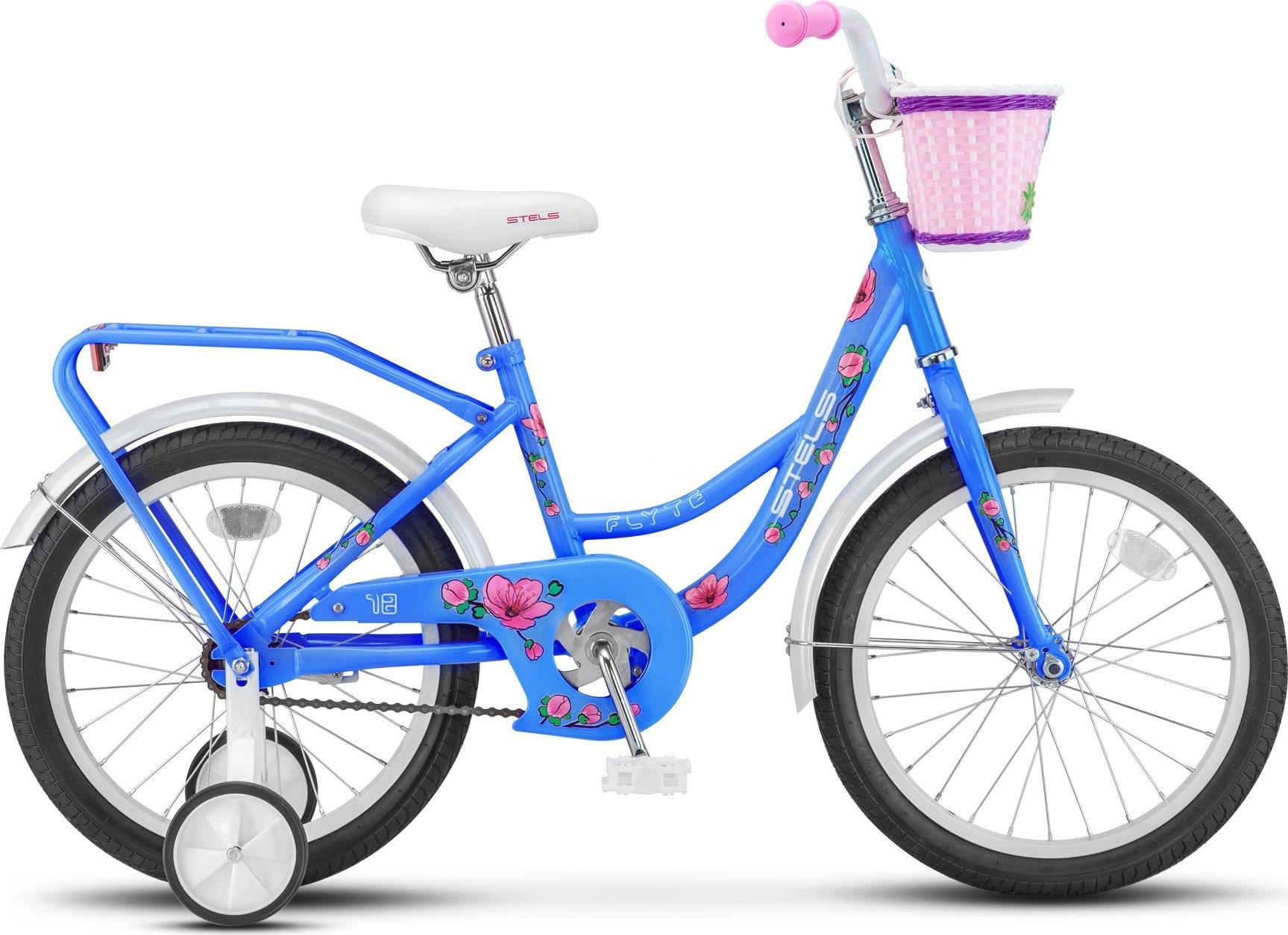 

Велосипед детский Stels Flyte Lady 18'' Z011 рама 12 дюймов голубой [LU089095,LU074632], Flyte Lady 18" Z011 12"
