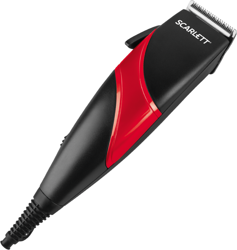 

Машинка для стрижки волос Scarlett SC-HC63C24 черный/красный, Машинка для стрижки волос Scarlett SC-HC63C24