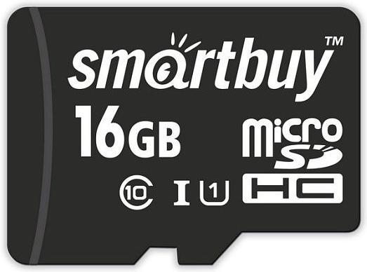 

Карта памяти Smart Buy microSDHC (Class 10) 16 Гб (SB16GBSDCL10-00), microSDHC (Class 10) 16 Гб (SB16GBSDCL10-00)
