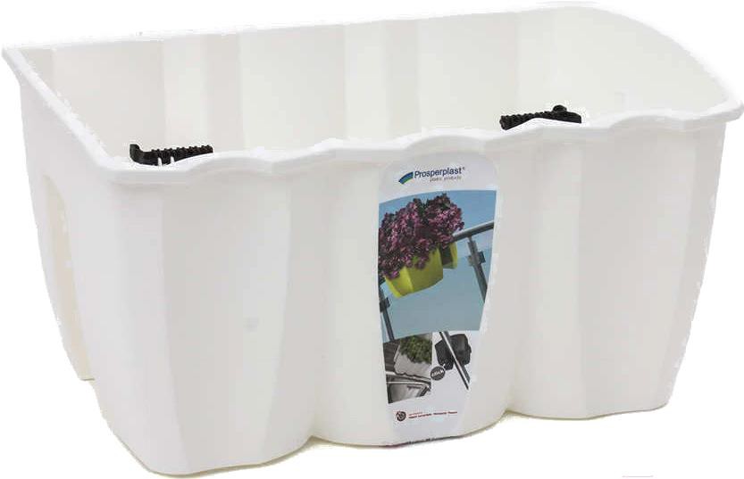 

Кашпо Prosperplast Crown DCRO400-S449 (белый)