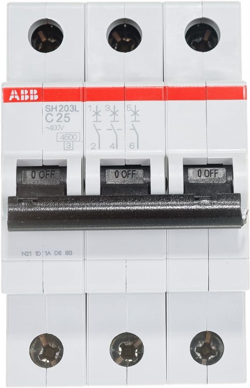 

Выключатель ABB SH203L C25 [2CDS243001R0254], Выключатель ABB SH203L C25 2CDS243001R0254