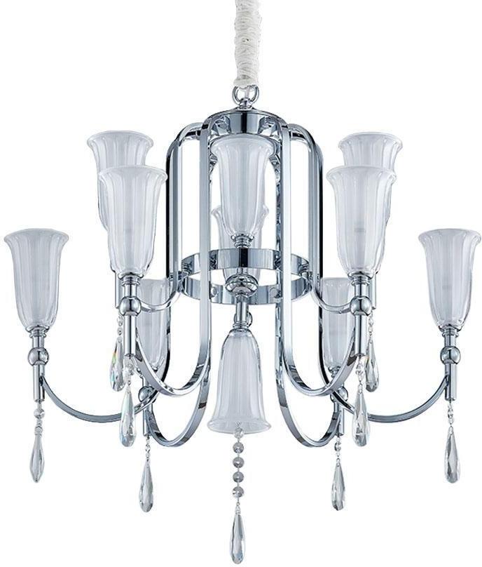 

Подвесная люстра NEWPORT 4806+3/C Chrome