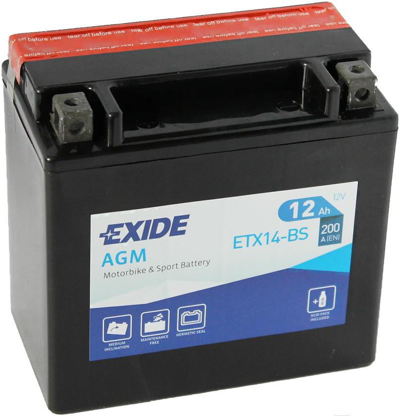 

Аккумулятор Exide ETX14-BS 12 А/ч