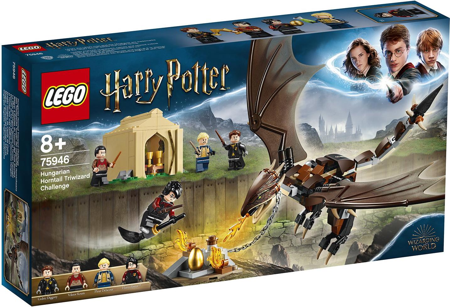 

Конструктор LEGO HARRY POTTER Турнир трёх волшебников: венгерская хвосторога [75946], HARRY POTTER Турнир трёх волшебников: венгерская хвосторога