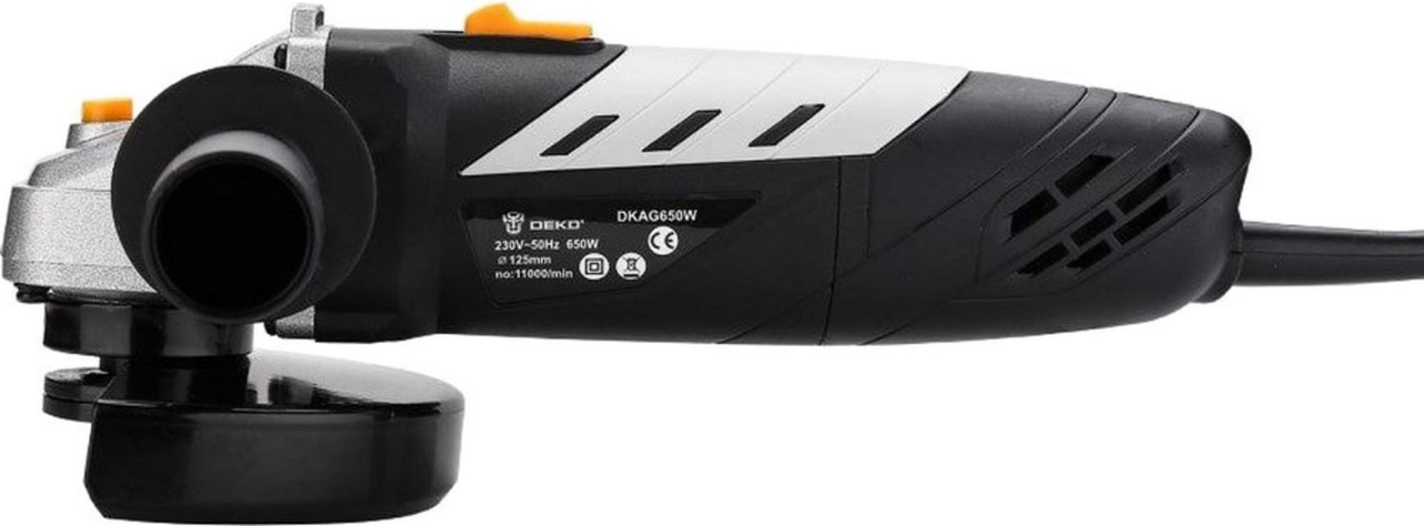 

Угловая шлифмашина Deko DKAG650W [063-2200], Угловая шлифмашина Deko DKAG650W