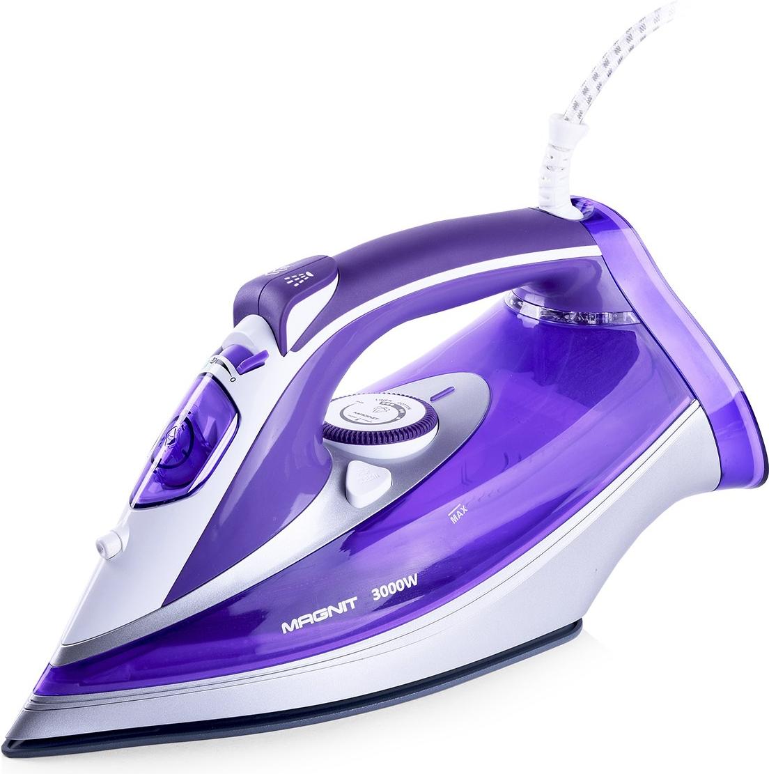 

Утюг Magnit RMI-1729 белый/фиолетовый